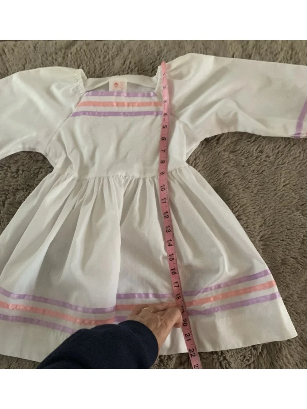 Vintage Love Brand The Ribbon Dress Girls Size 5 *Missing Belt Made In USA